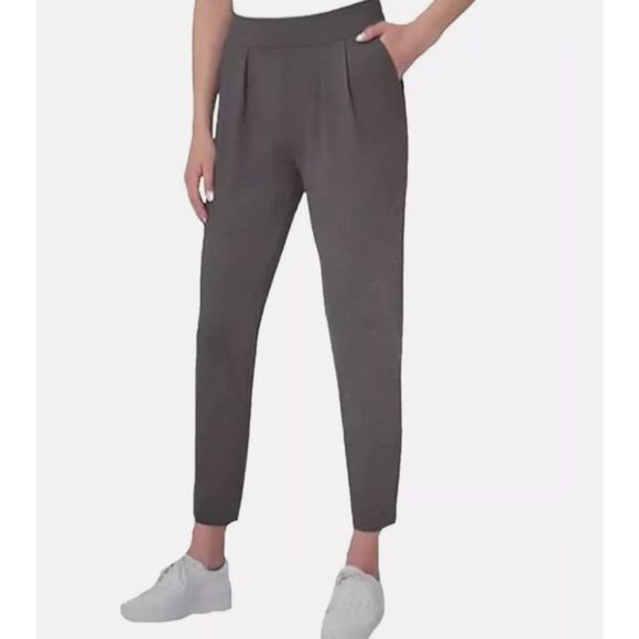 Modern Ambition Pull-On Pants XL Gray Pleated Front 4 Pockets Stretch Comfort - Picture 1 of 5